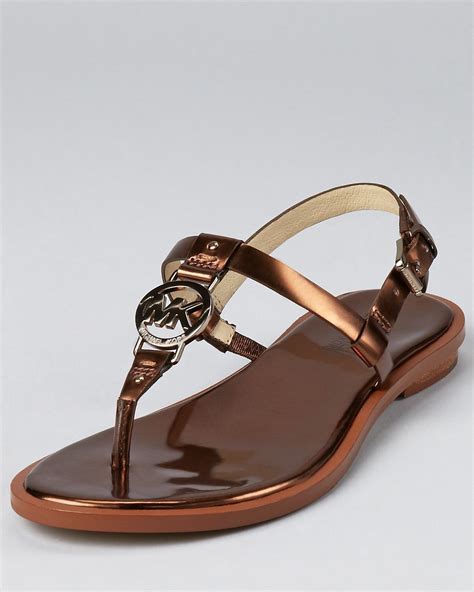 michael kors sondra flat sandals|michael kors heeled sandals sale.